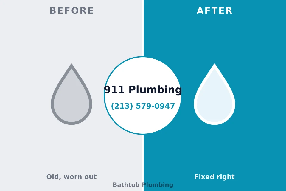 Before and after: plumbing company Cotati, CA